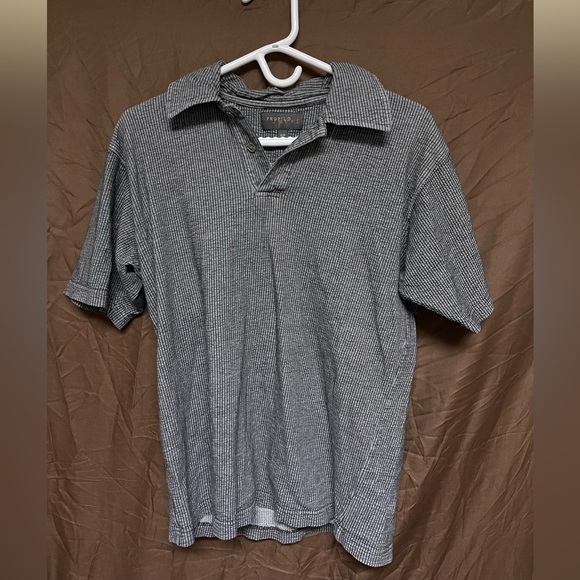 💄2 for 15$💄 PROFILO SPORT Men’s Ribbed Collared Golf Tee Size Small Mens - Picture 2 of 4